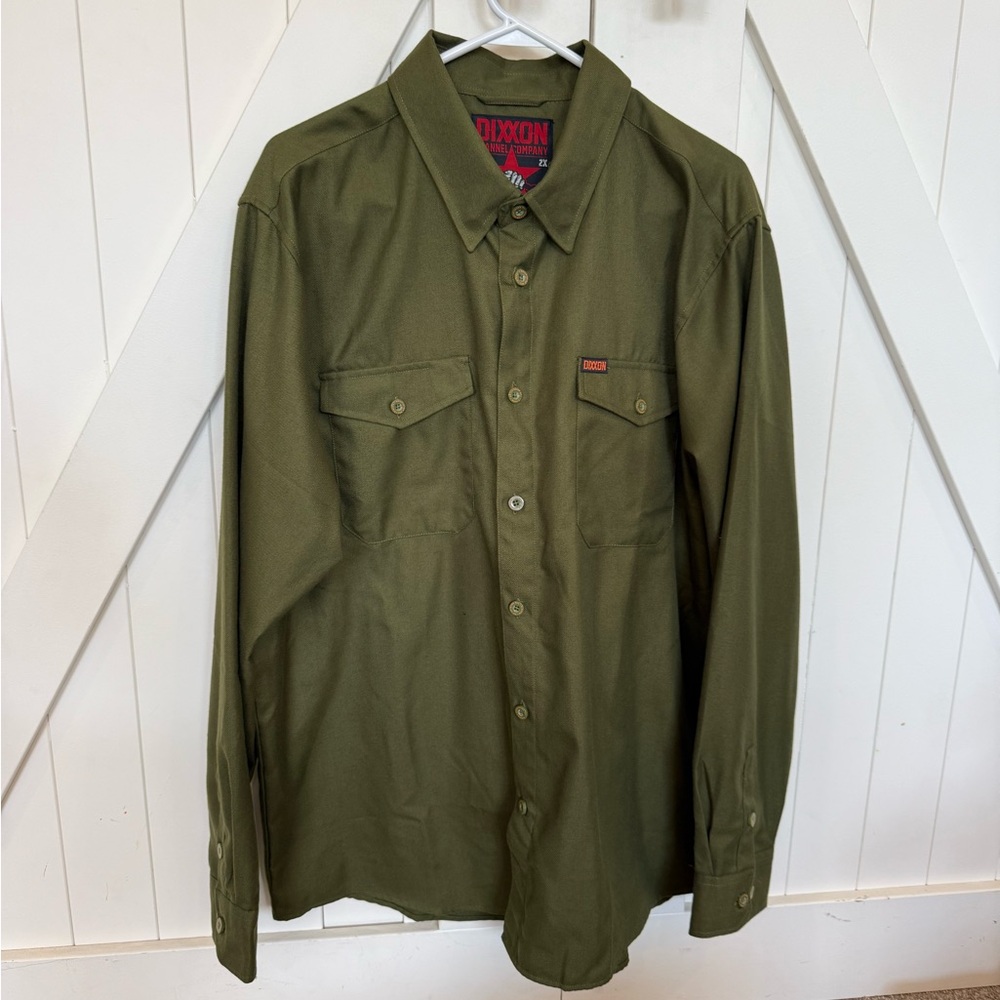 Dixxon Green Button-Up flannel